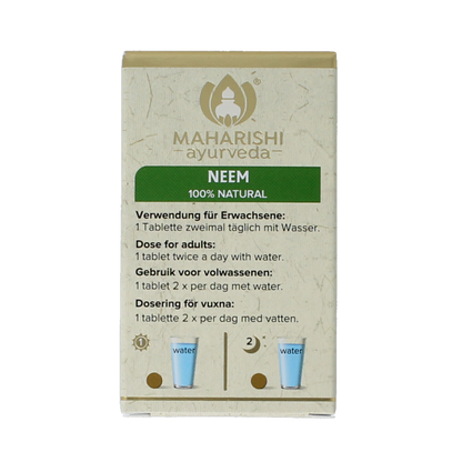 Maharashi Ayurveda Neem ayurvedisch enkelvoudig kruid natuurlijk 60 Tabletten