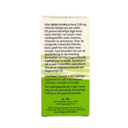 Bloem Chlorella vital green 200.00 Tabletten