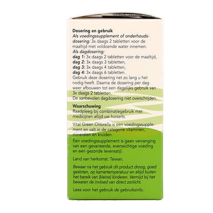 Bloem Chlorella vital green 600.00 Tabletten