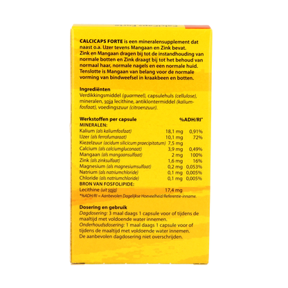 Bloem Calcicaps forte huid/bot/nagels 45.00 Capsules