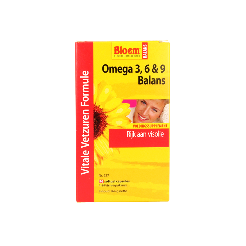 Bloem Omega 3 6 & 9 balans 96 Softgels