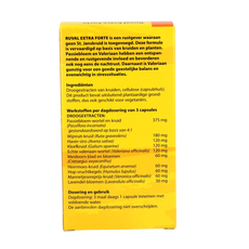 Bloem Ruval zonder st janskruid 100 Capsules