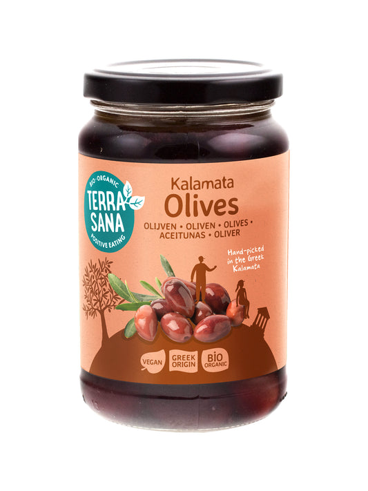 TerraSana Kalamata olijven eko bio 345 Gram