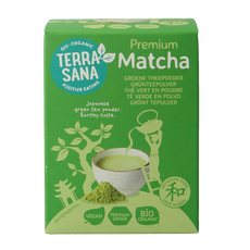 TerraSana Matcha premium groene thee bio 30 Gram