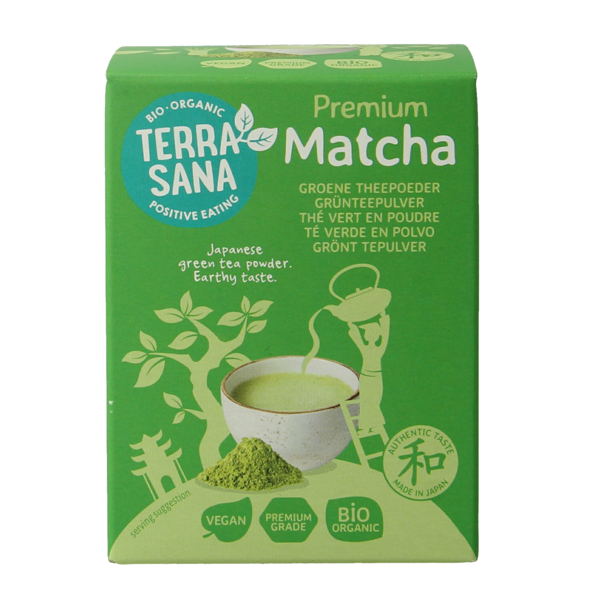 TerraSana Matcha premium groene thee bio 30.00 Gram