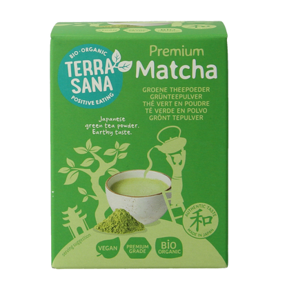 TerraSana Matcha premium groene thee bio 30.00 Gram