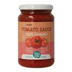 TerraSana Tomatensaus 100% tomaat bio 340 Gram