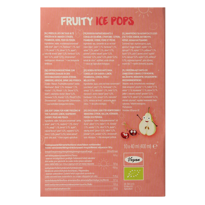 TerraSana Ice pops fruitsap bio 400.00 Milliliter