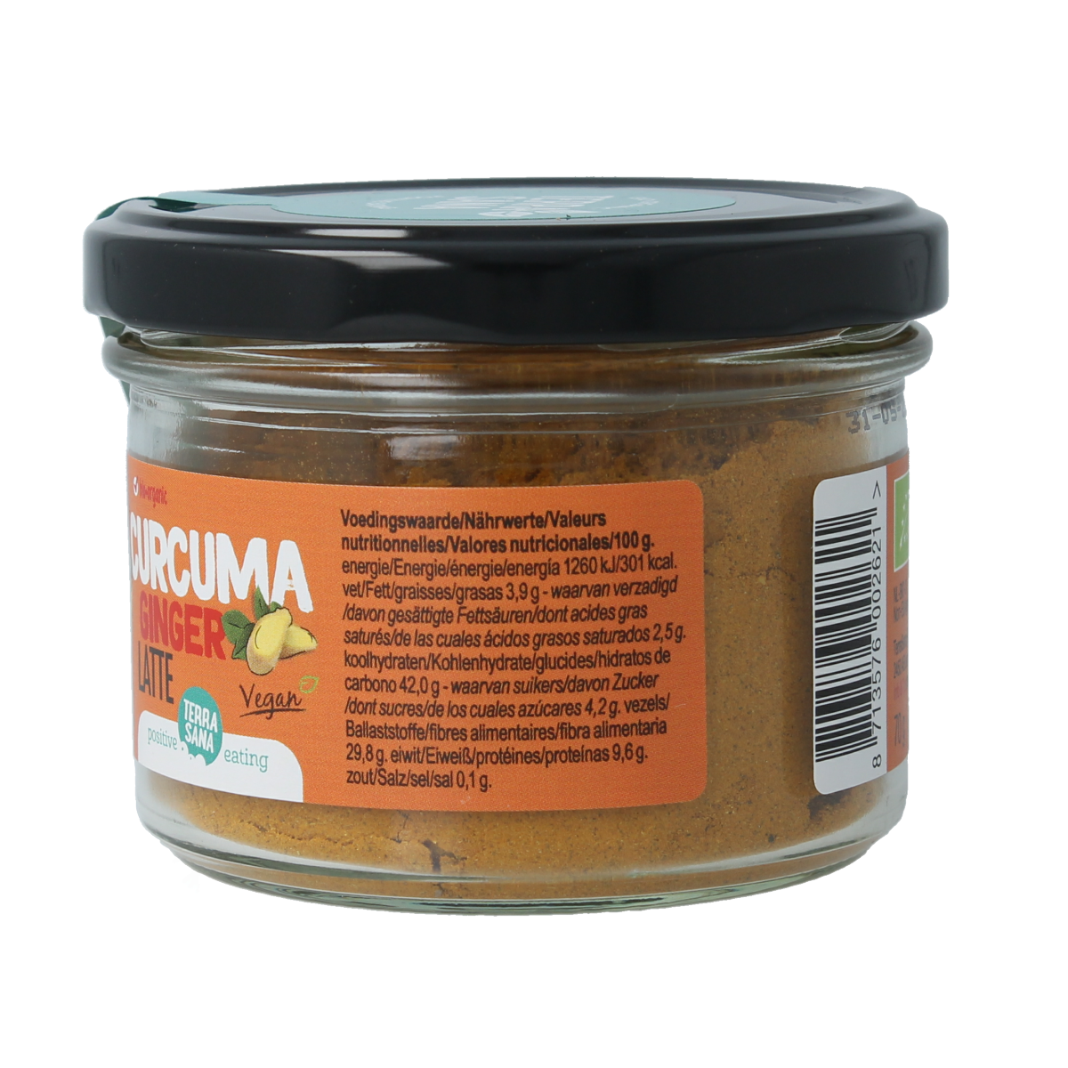 TerraSana Latte curcuma ginger bio 70.00 Gram
