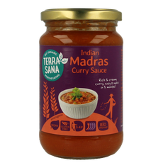 TerraSana Curry sauce madras bio 350.00 Gram