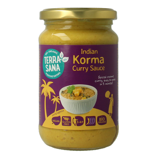 TerraSana Curry sauce korma bio 350 Gram