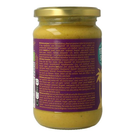 TerraSana Curry sauce korma bio 350 Gram