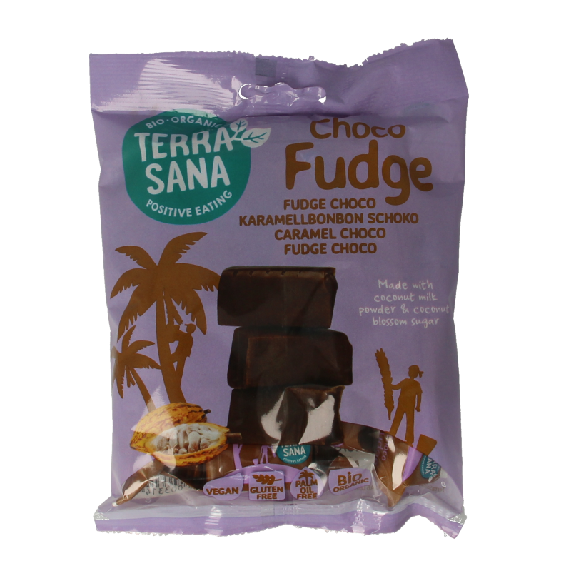 TerraSana Fudge chocolade bio 150 Gram