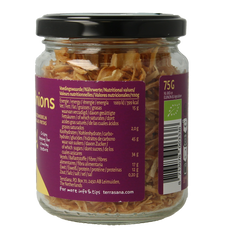 TerraSana Indonesische gebakken uitjes bio 75.00 Gram