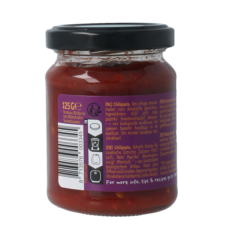 TerraSana Sambal oelek bio 90 Gram