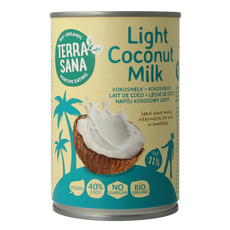 TerraSana Kokosmelk light vet bio 400 Milliliter