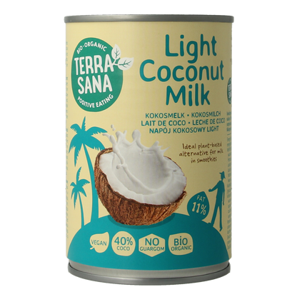 TerraSana Kokosmelk light vet bio 400.00 Milliliter