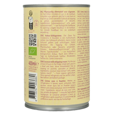 TerraSana Kokosmelk slagroom 30% vet bio 400.00 Milliliter