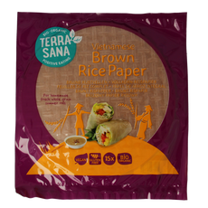 TerraSana Vietnamese bruine rijstvellen bio 150.00 Gram
