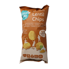 TerraSana Linzenchips Indian curry bio 75 Gram