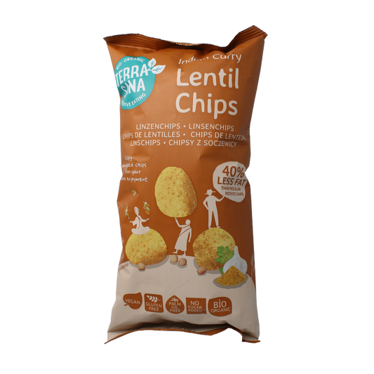 TerraSana Linzenchips Indian curry bio 75 Gram