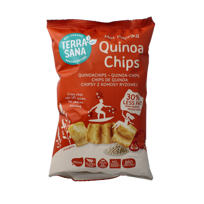 TerraSana Quinoa chips hot paprika bio 75.00 Gram