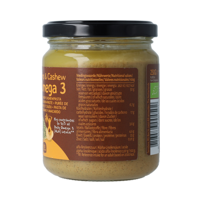 TerraSana Omega 3 hennep cashewpasta bio 250.00 Gram