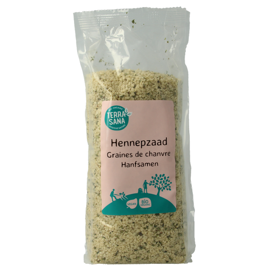 TerraSana RAW Hennepzaad gepeld bio 500 Gram