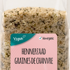 TerraSana RAW Hennepzaad gepeld bio 250.00 Gram