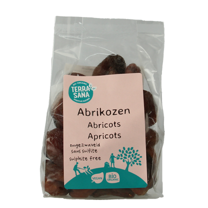 TerraSana RAW Abrikozen ongezwaveld bio 200 Gram