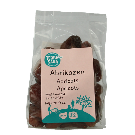 TerraSana RAW Abrikozen ongezwaveld bio 200 Gram