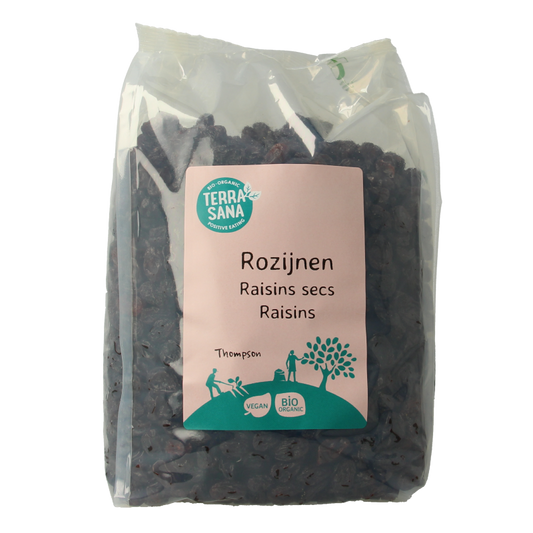 TerraSana RAW Rozijnen blue thompson bio 1 Kilogram