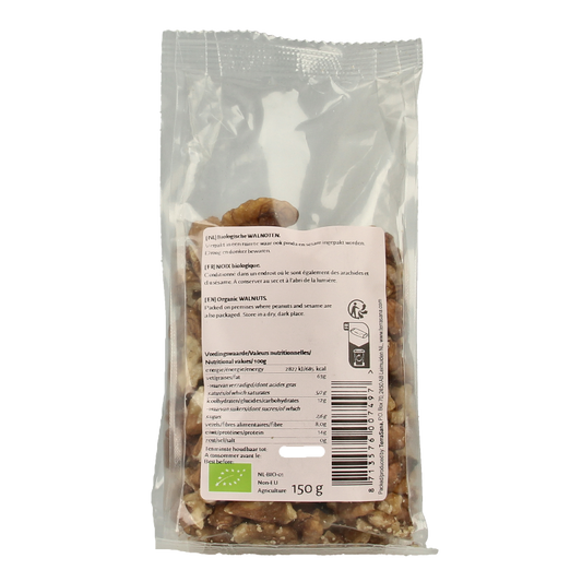 TerraSana Walnoten gepeld bio 150 Gram