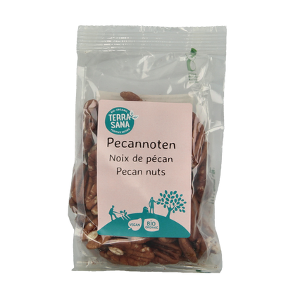 TerraSana Pecannoten zonder zout bio 100 Gram