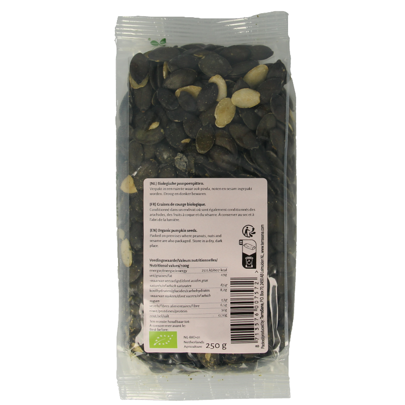 TerraSana Pompoenpitten bio 250 Gram