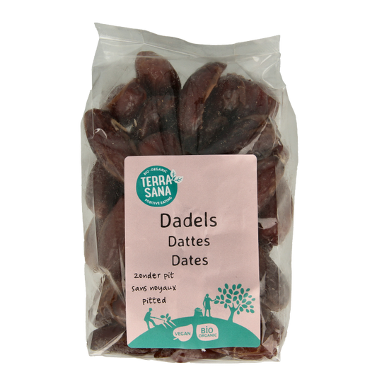 TerraSana RAW Dadels zonder pit bio 250 Gram