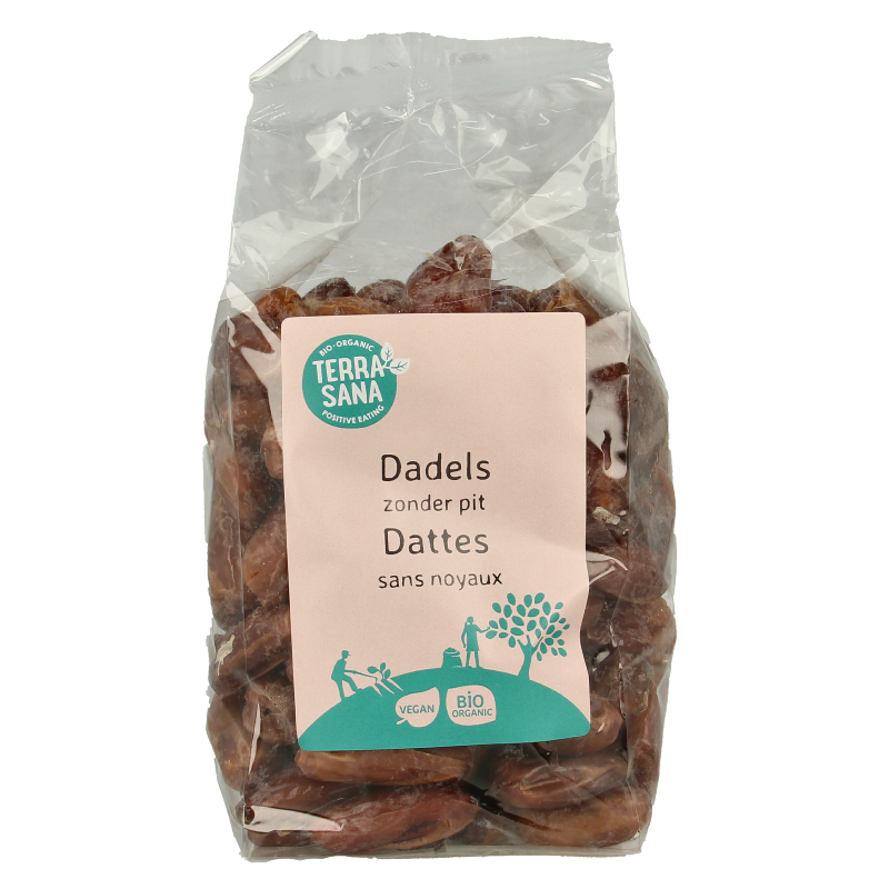TerraSana RAW dadels zonder pitten bio 750 Gram