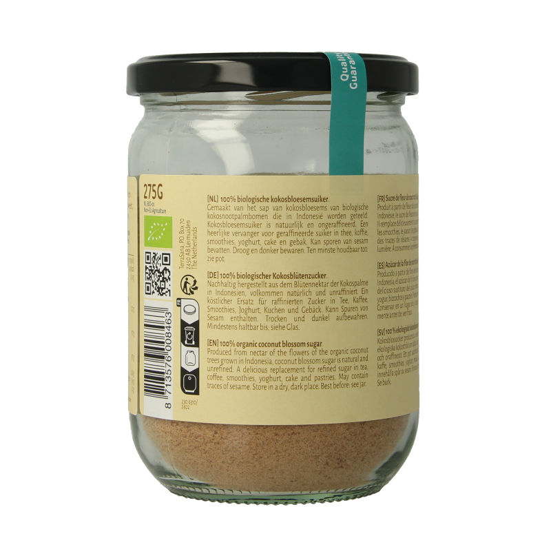 TerraSana Kokosbloesemsuiker bio 275 Gram
