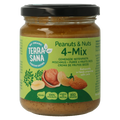 TerraSana 4 mix gemengde notenpasta zonder zout bio 250.00 Gram