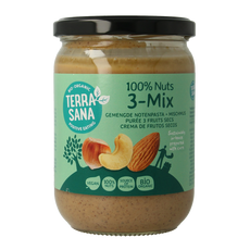 TerraSana 3 mix notenpasta zonder pinda bio 500.00 Gram
