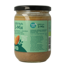 TerraSana 3 mix notenpasta zonder pinda bio 500.00 Gram