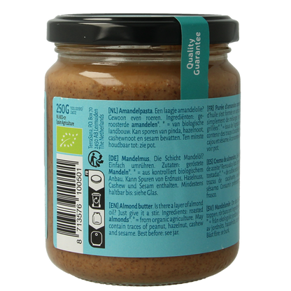 TerraSana Amandelpasta bio 250.00 Gram