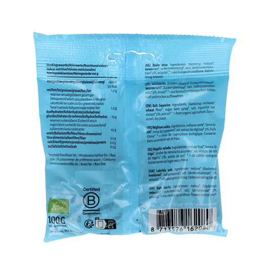 TerraSana Zoute drop tubi's bio 100 Gram