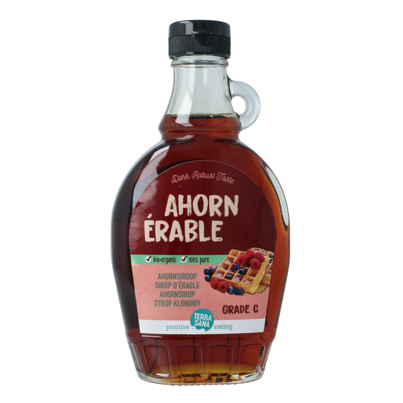 TerraSana Ahornsiroop graad C bio 250 Milliliter