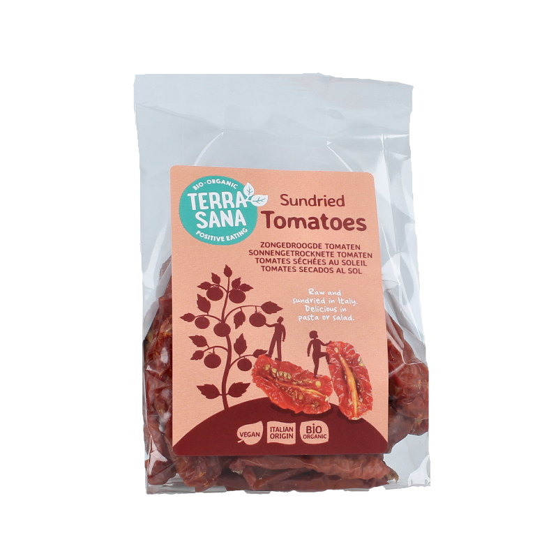 TerraSana Raw tomaten zongedroogd bio 100 Gram