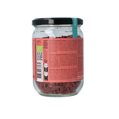 TerraSana Raw goji bessen in glas bio 200.00 Gram
