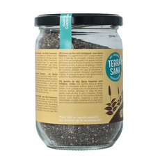 TerraSana Raw chia zaad in glas bio 330.00 Gram