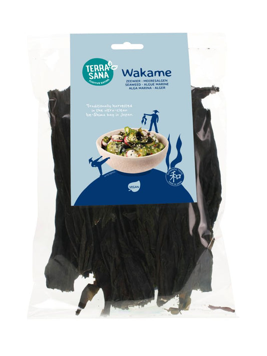 TerraSana Wakame zongedroogd 100 Gram