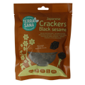 TerraSana Japanse bruine rijstcrackers zwarte sesam bio 60.00 Gram