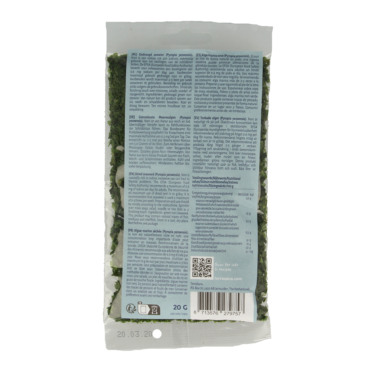 TerraSana Ao nori condiment 20.00 Gram